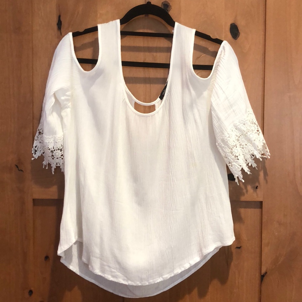 Cold shoulder blouse
